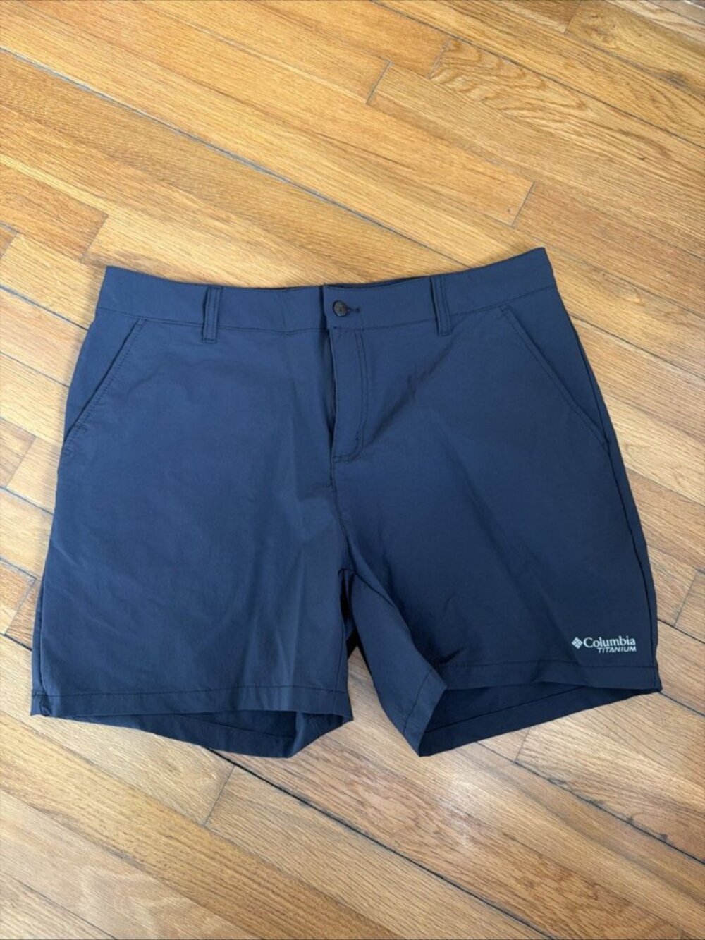 Columbia Summit Valley Shorts II Titanium Women's Black Stretch Pockets 14(P3) - Picture 2 of 7